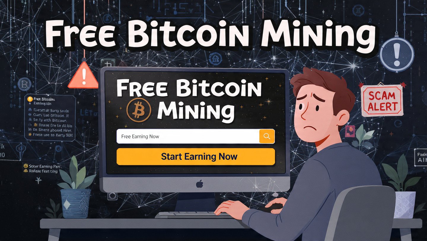 What “Free Bitcoin Mining” Usually Means