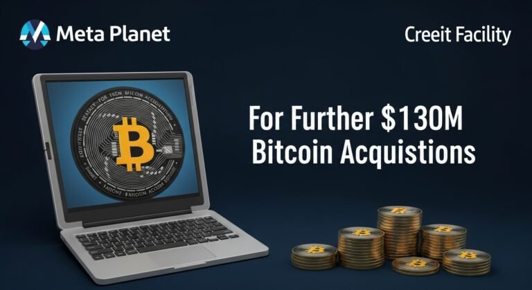 Meta planet Draws $130M for Further Bitcoin Acquisitions Under Credit Facility