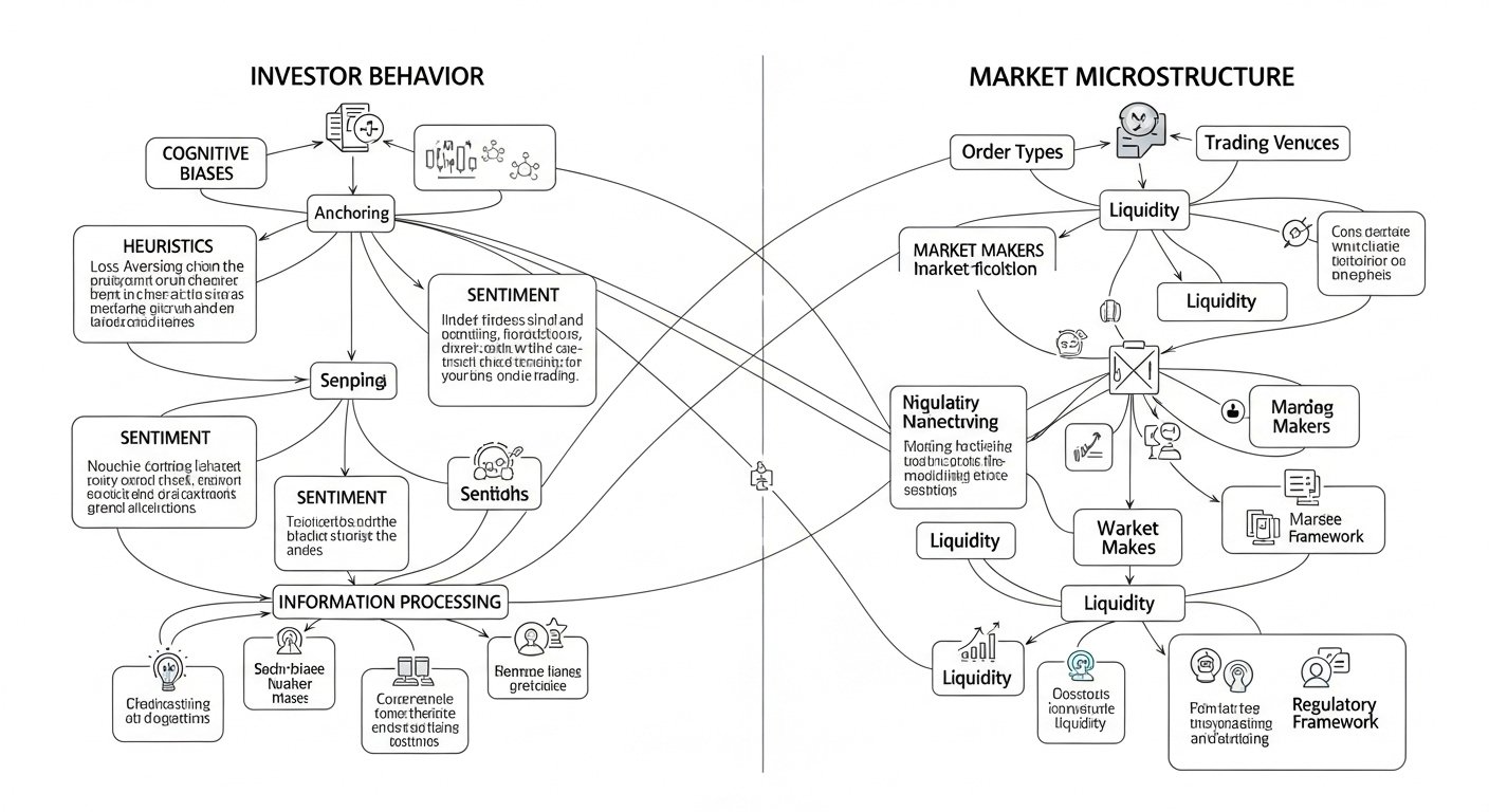 Modeling investor behavior and market microstructure