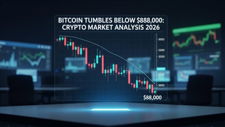 Bitcoin Tumbles Below $88,000 Crypto Market Analysis 2026