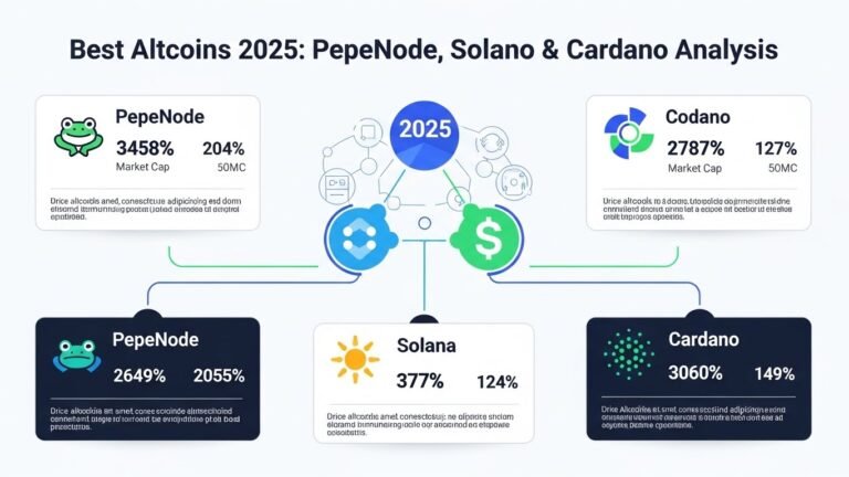 Best Altcoins 2025 PepeNode, Solana & Cardano Analysis