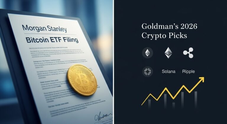 Morgan Stanley Bitcoin ETF Filing Goldman's 2026 Crypto Picks