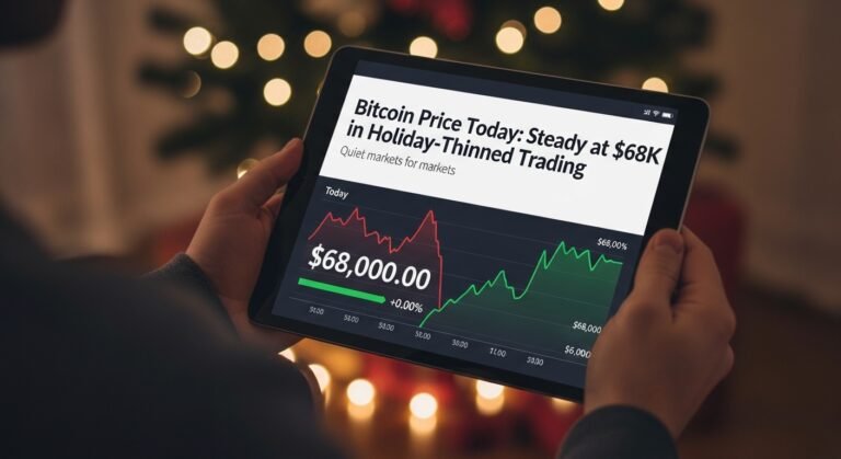 Bitcoin Price Today Steady at $68K in Holiday-Thinned
