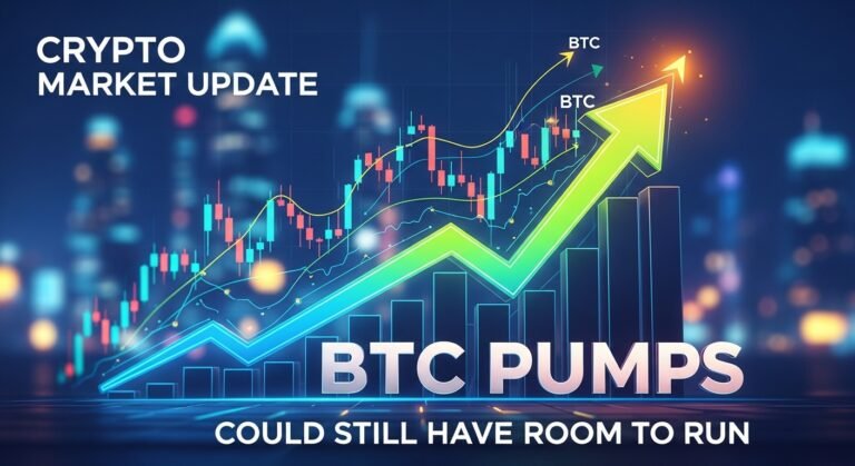 Crypto Market Update: BTC Pumps, Could Still Have Room to Run Crypto Market Update BTC Pumps, Could Still Have Room to Run