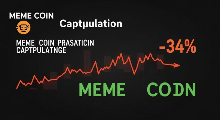 Meme Coin Market Capitulation Signal Amid 34% Decline