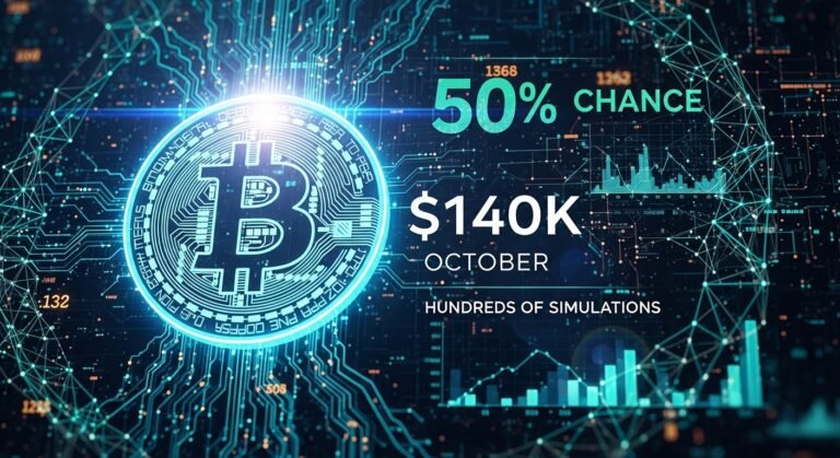 Bitcoin $140K October: 50% Chance From Hundreds of Simulations Bitcoin $140K October 50% Chance From Hundreds of Simulations