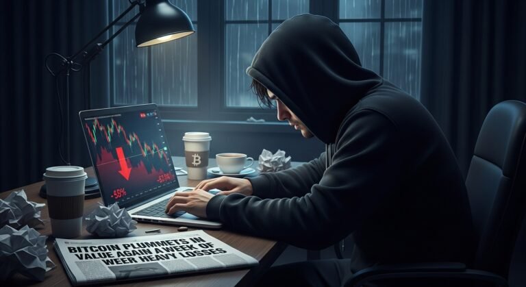 Bitcoin Plummets in Value Again After Week of Heavy Losses