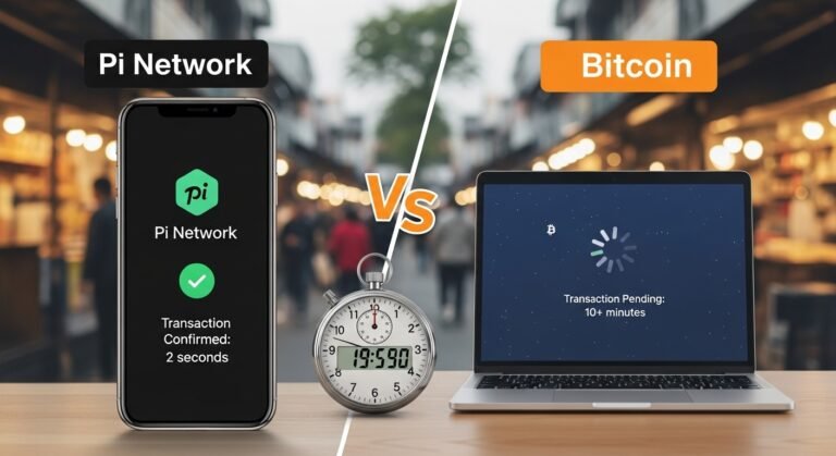 Pi Network vs Bitcoin: Real-World Test Shows Faster Transactions Pi Network vs Bitcoin Real-World Test Shows Faster Transactions